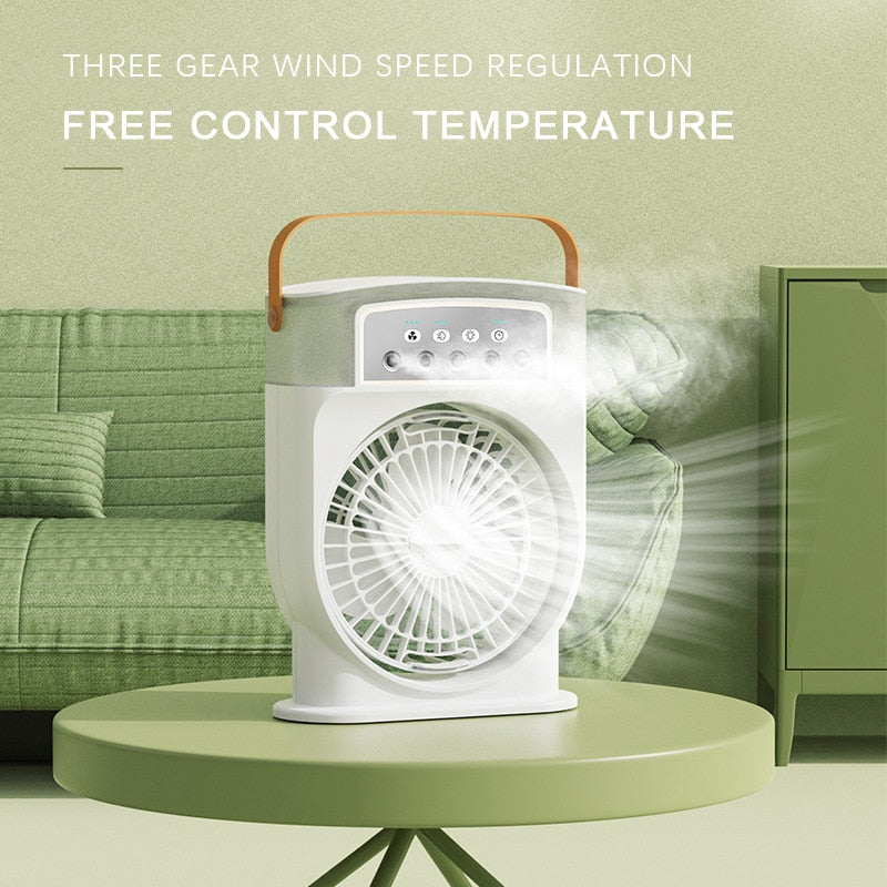 3 In 1 Air Humidifier Cooling Spray Electric Fan