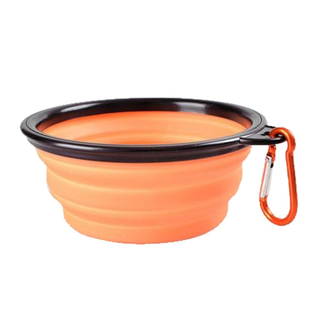 Collapsible Dog Food Water Bowl