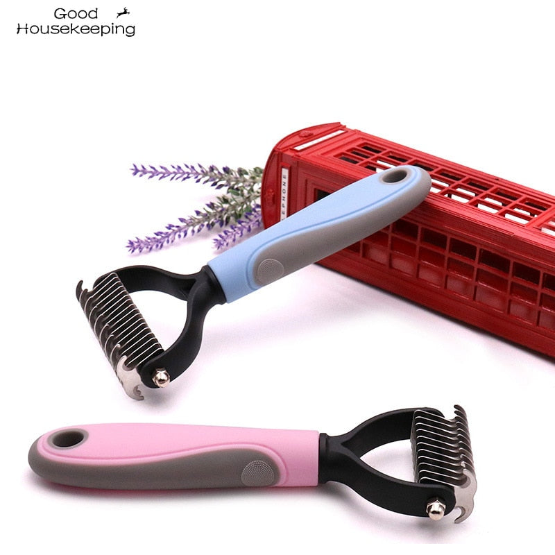 Pets Fur Knot Cutter Dog Grooming Shedding Tool