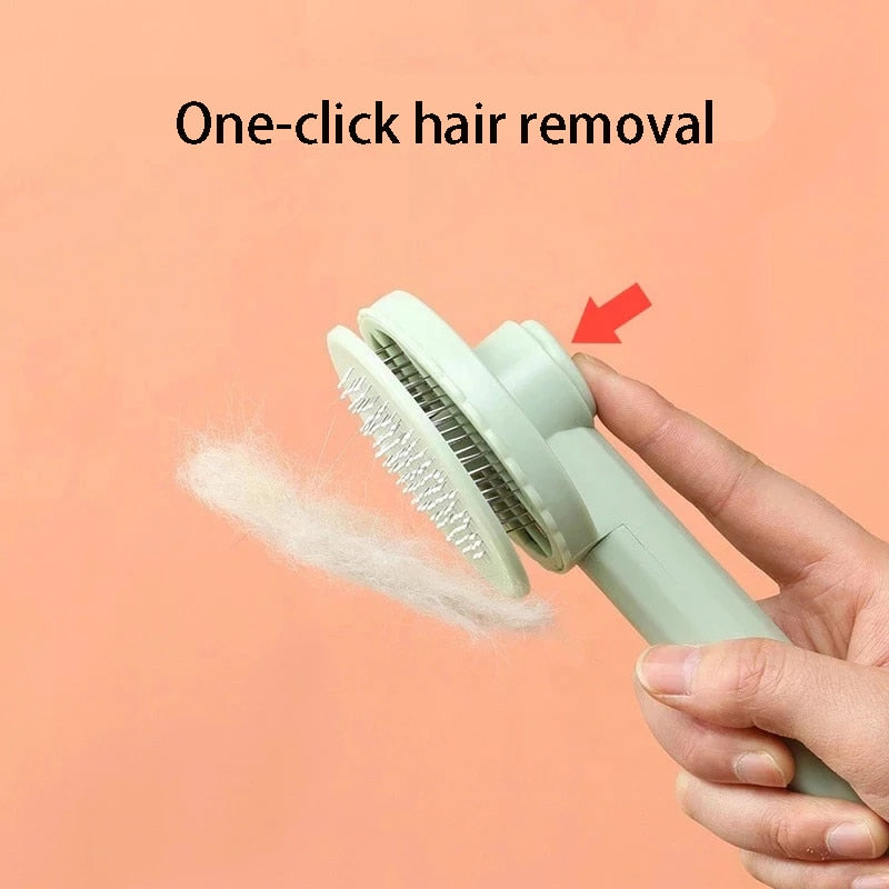 Self Cleaning Cat Brush Dog Comb Hair Removes Pet Hair🔥58% OFF🔥