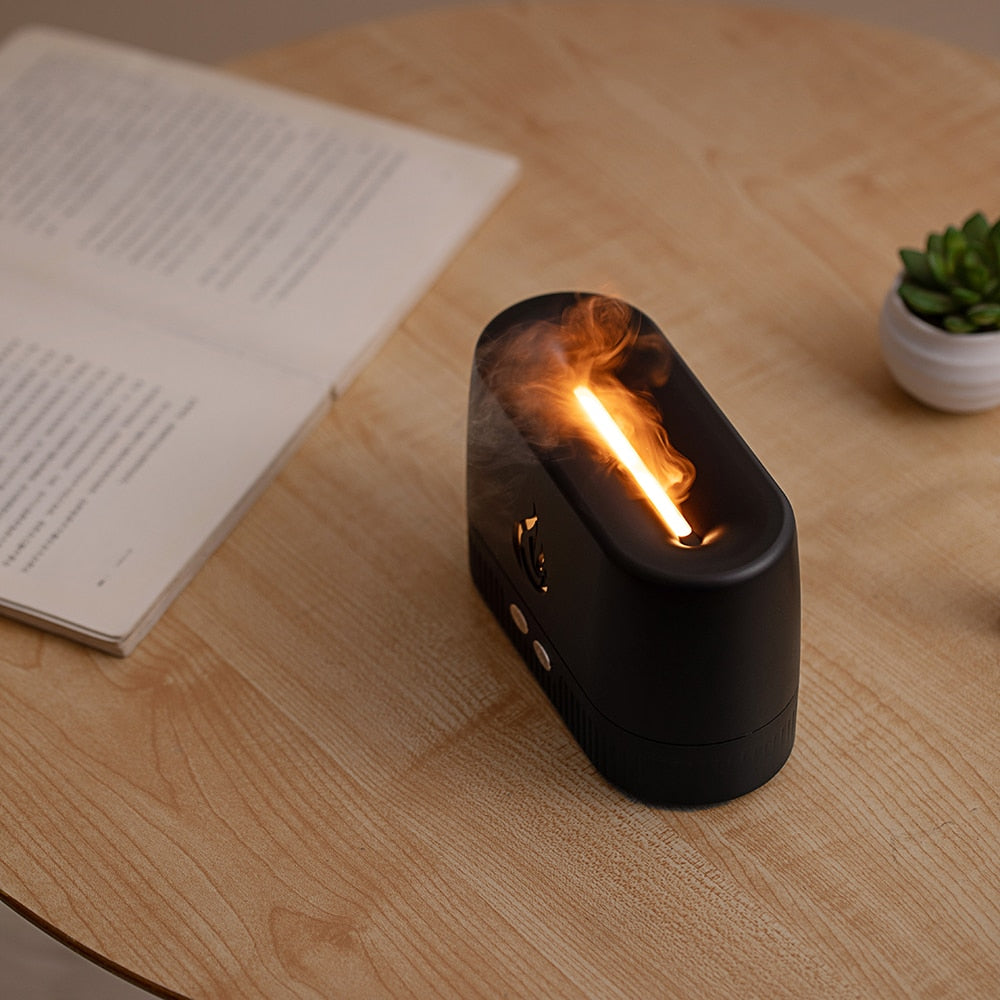 Last Day Sale 55% Off Flame Humidifier and Aroma Diffuser