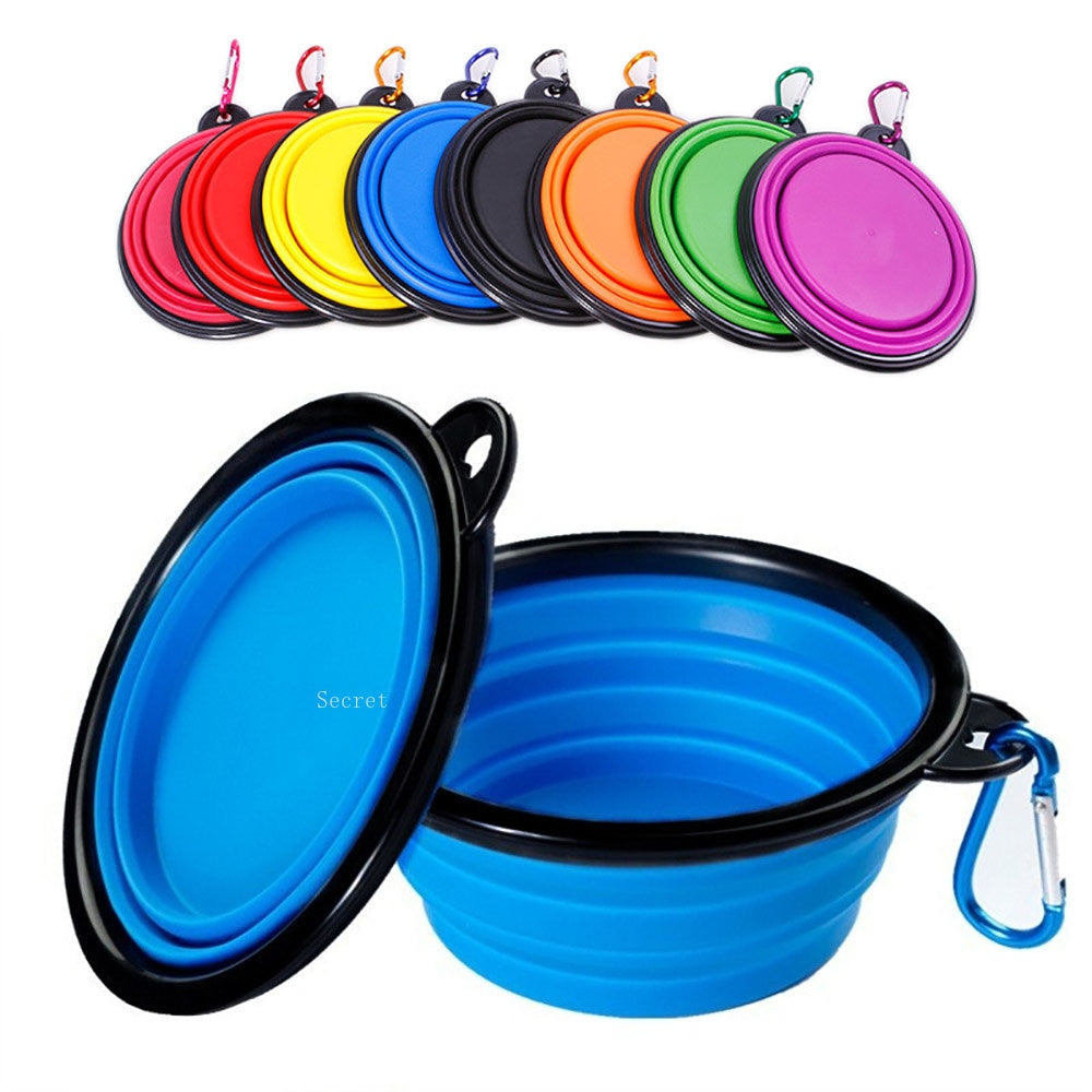 Collapsible Dog Food Water Bowl