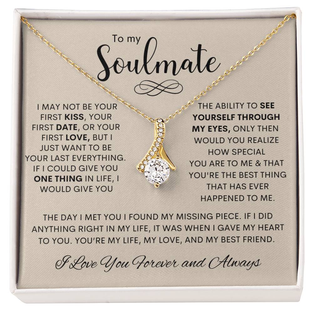 To My Soulmate | I Love You, Forever & Always - Alluring Beauty necklace