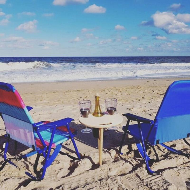 Outdoor Portable Diy Wine Table