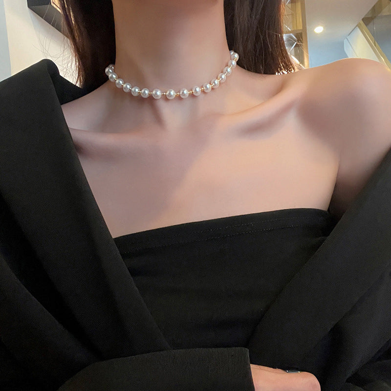 Pull-out Pearl Necklace