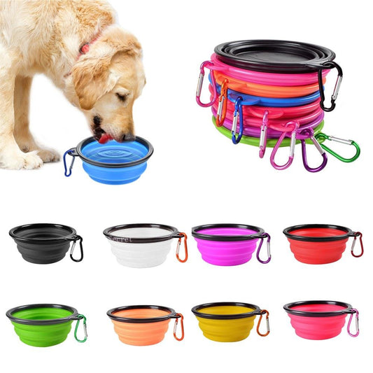 Collapsible Dog Food Water Bowl