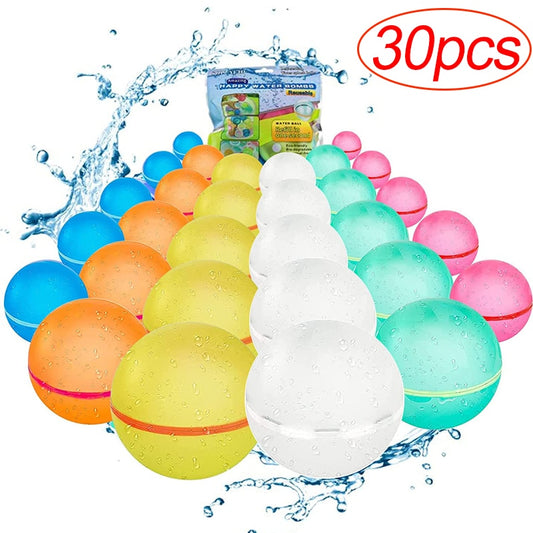 Amazing 30pcs Reusable Water Balloon Water Bomb Save 60% Off!