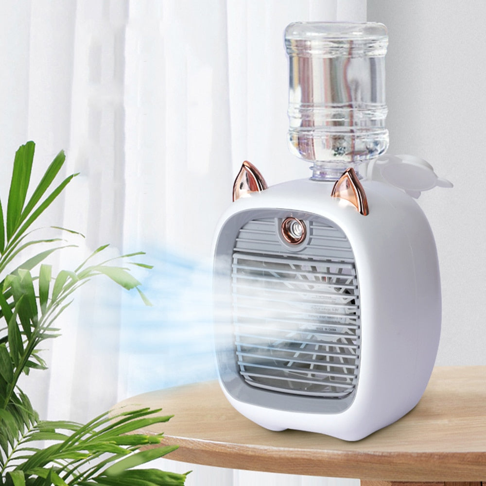 USB 3 in 1 Portable Humidifier Spray Fan