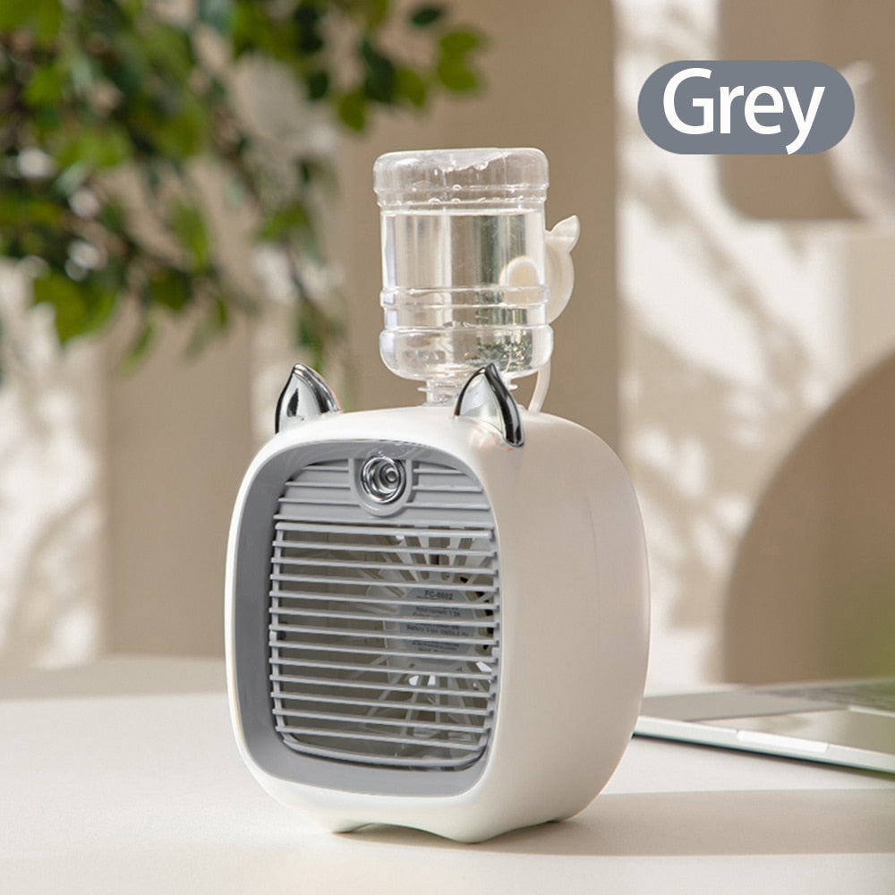 USB 3 in 1 Portable Humidifier Spray Fan