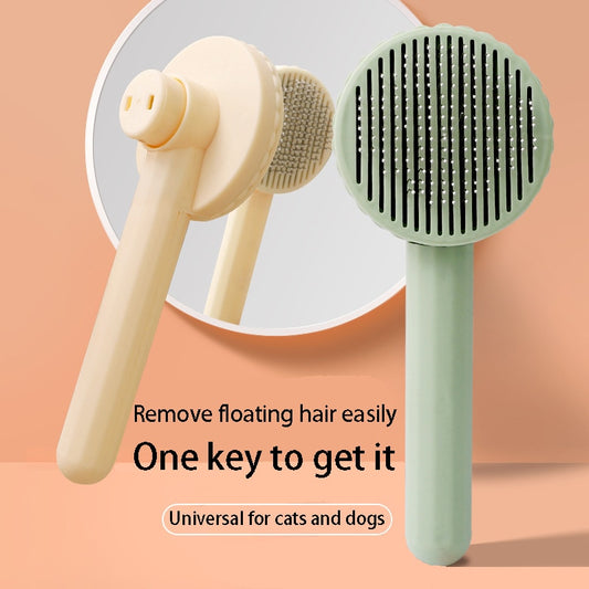 Self Cleaning Cat Brush Dog Comb Hair Removes Pet Hair🔥58% OFF🔥